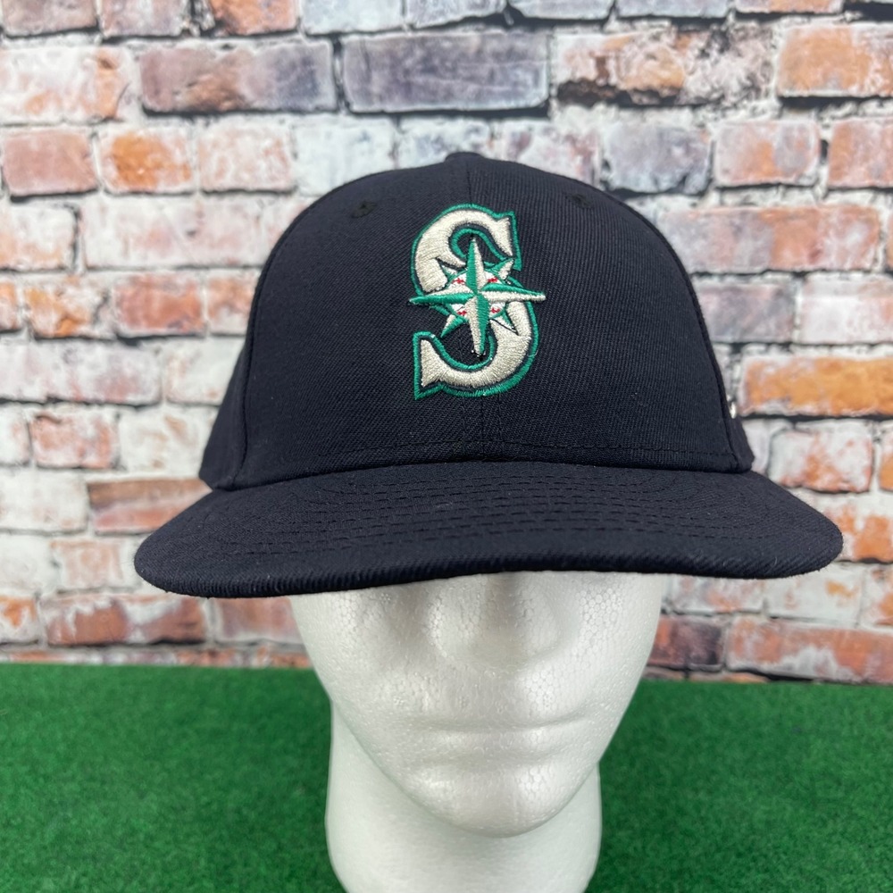 New Era Seattle Mariners 59FIFTY Low Profile MLB On-Field Cap Navy 7 5/8